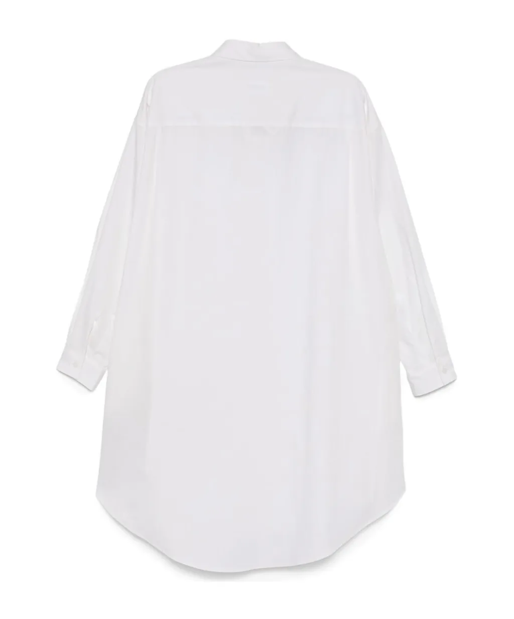 Logo Patch Shirt Dress