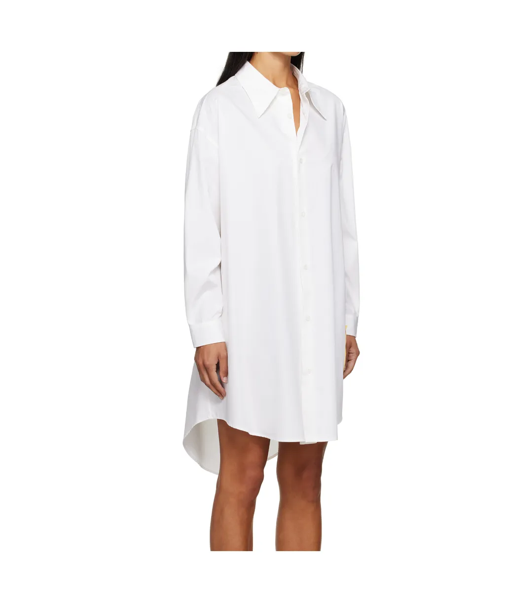 Logo Patch Shirt Dress