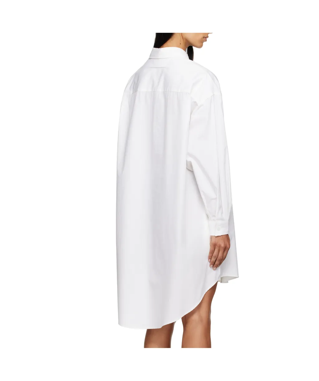 Logo Patch Shirt Dress