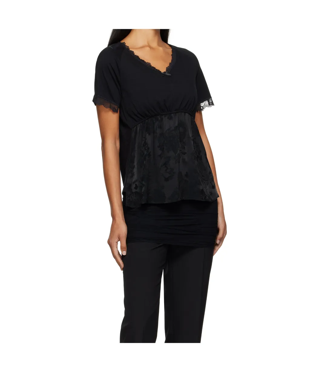 Mm6 Maison Margiela Laced Top