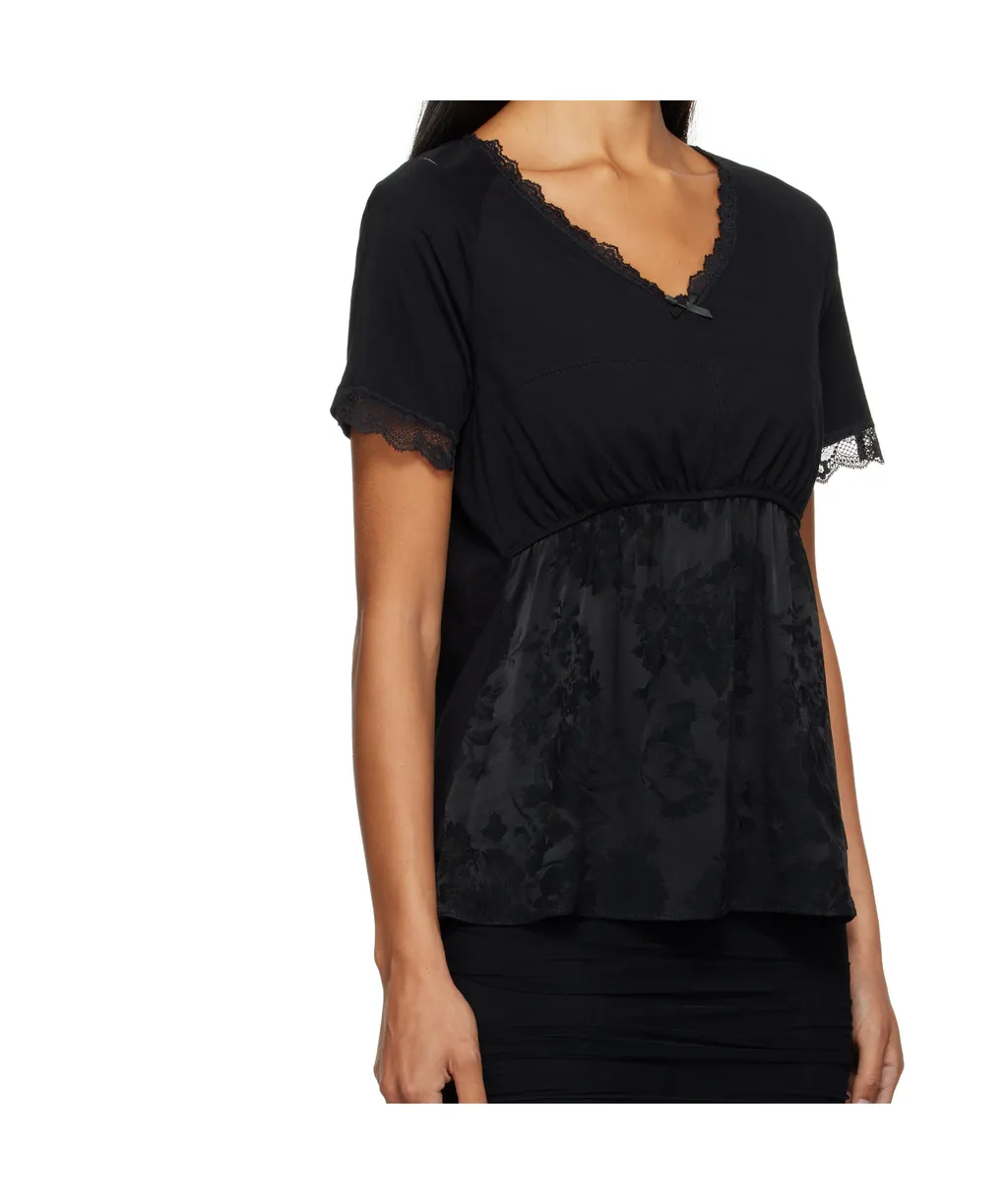 Mm6 Maison Margiela Laced Top