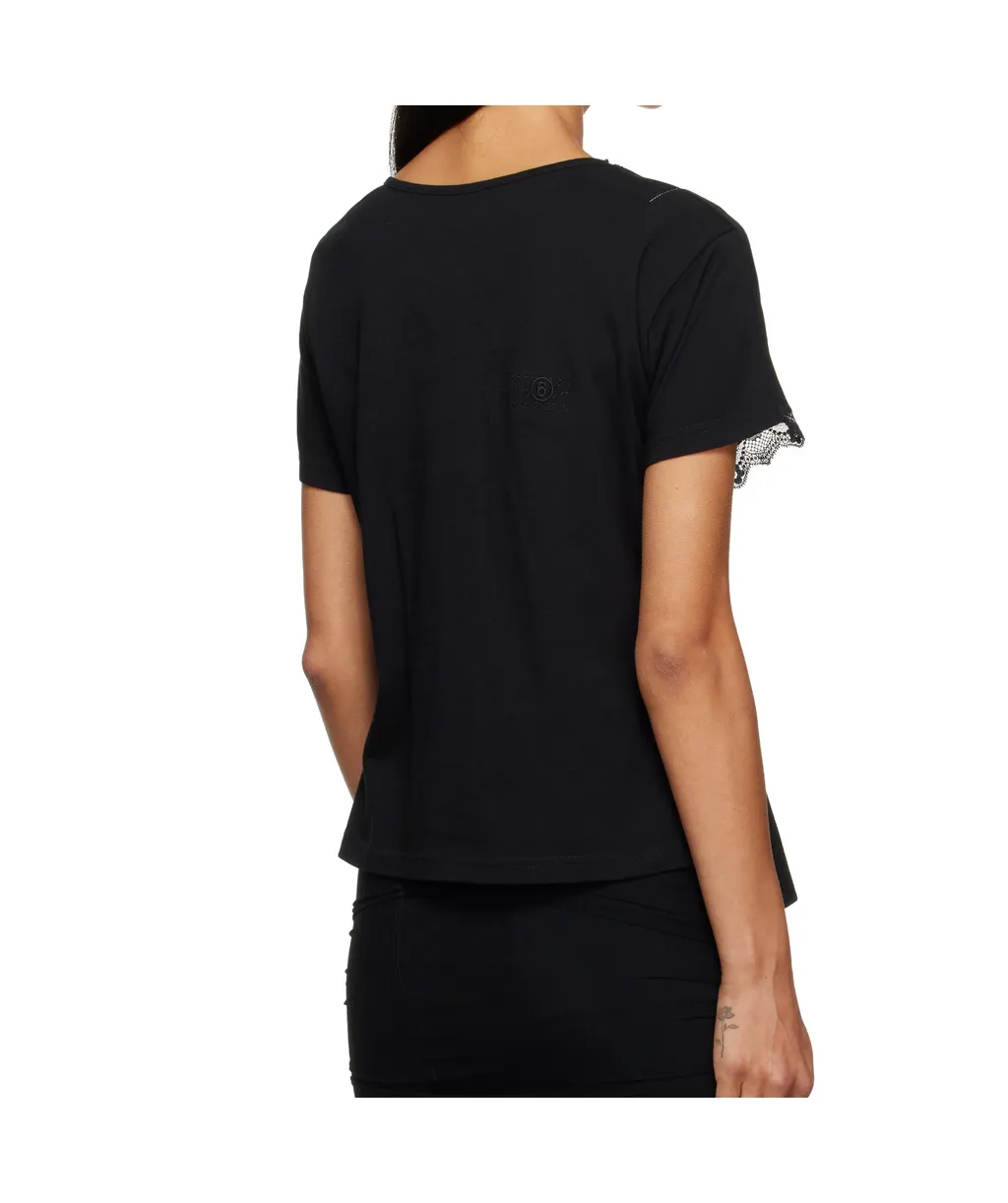 Mm6 Maison Margiela Laced Top