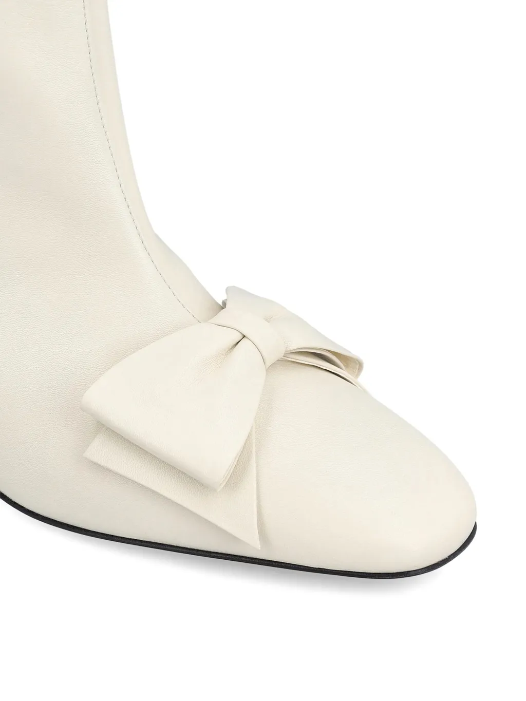 40Mm Bow Leather Boots