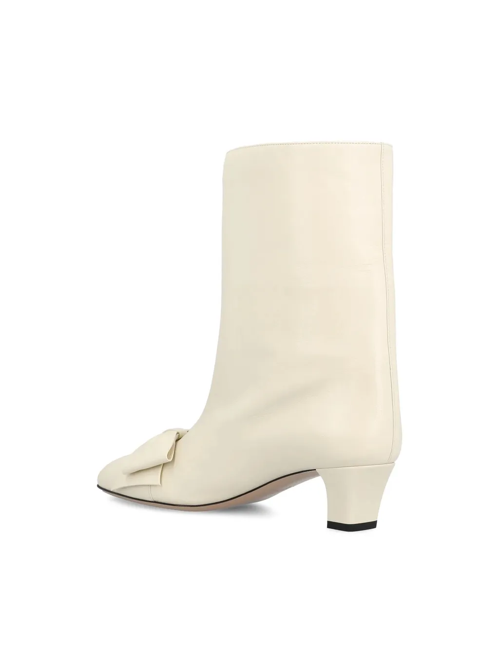 40Mm Bow Leather Boots