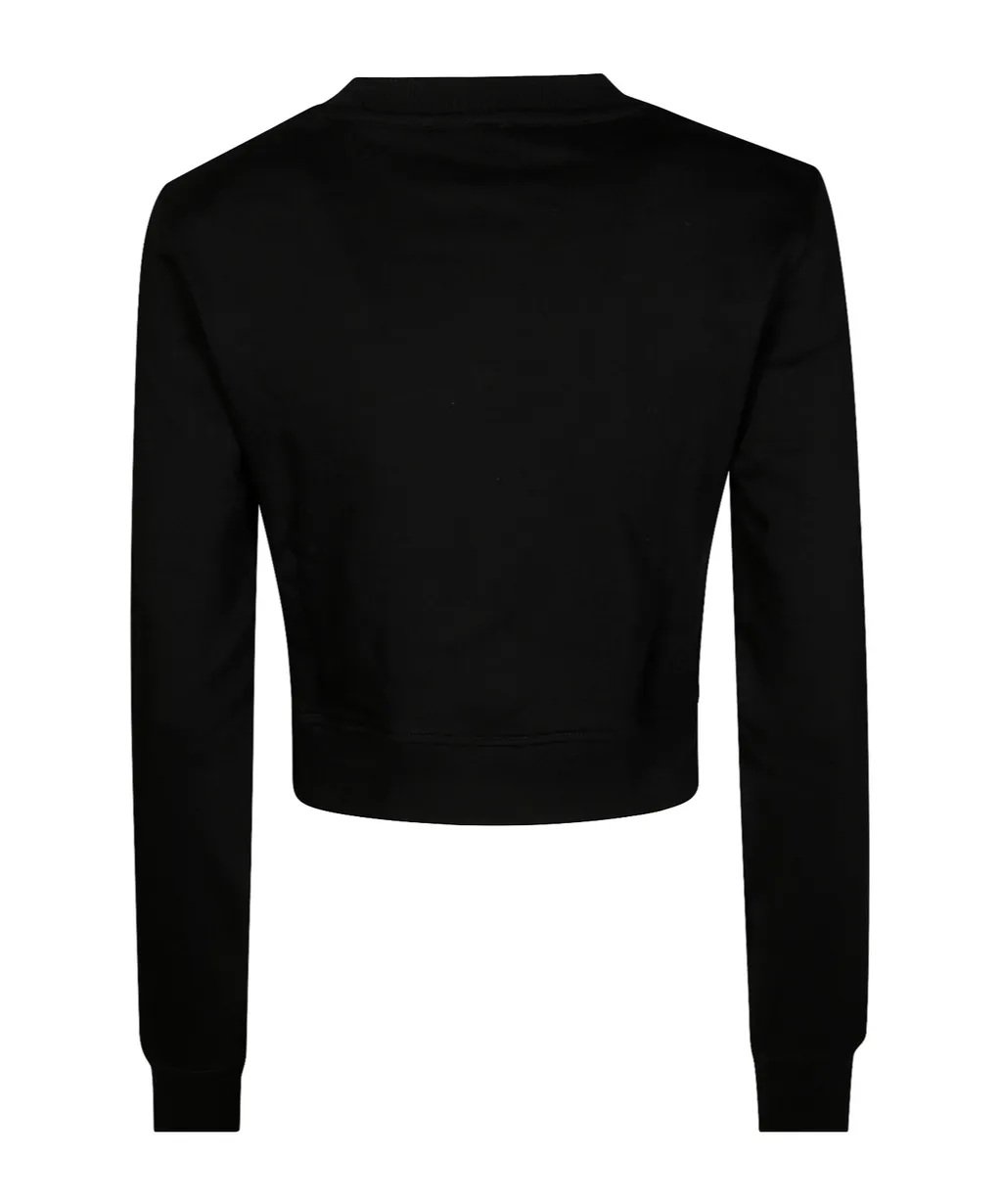 Long-Sleeved Crew Neck Sweatshirt