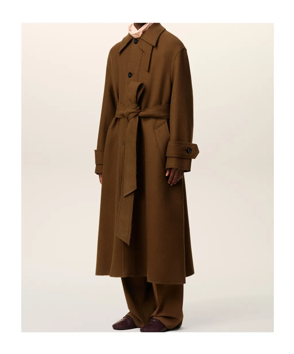 Wool Belted Coat