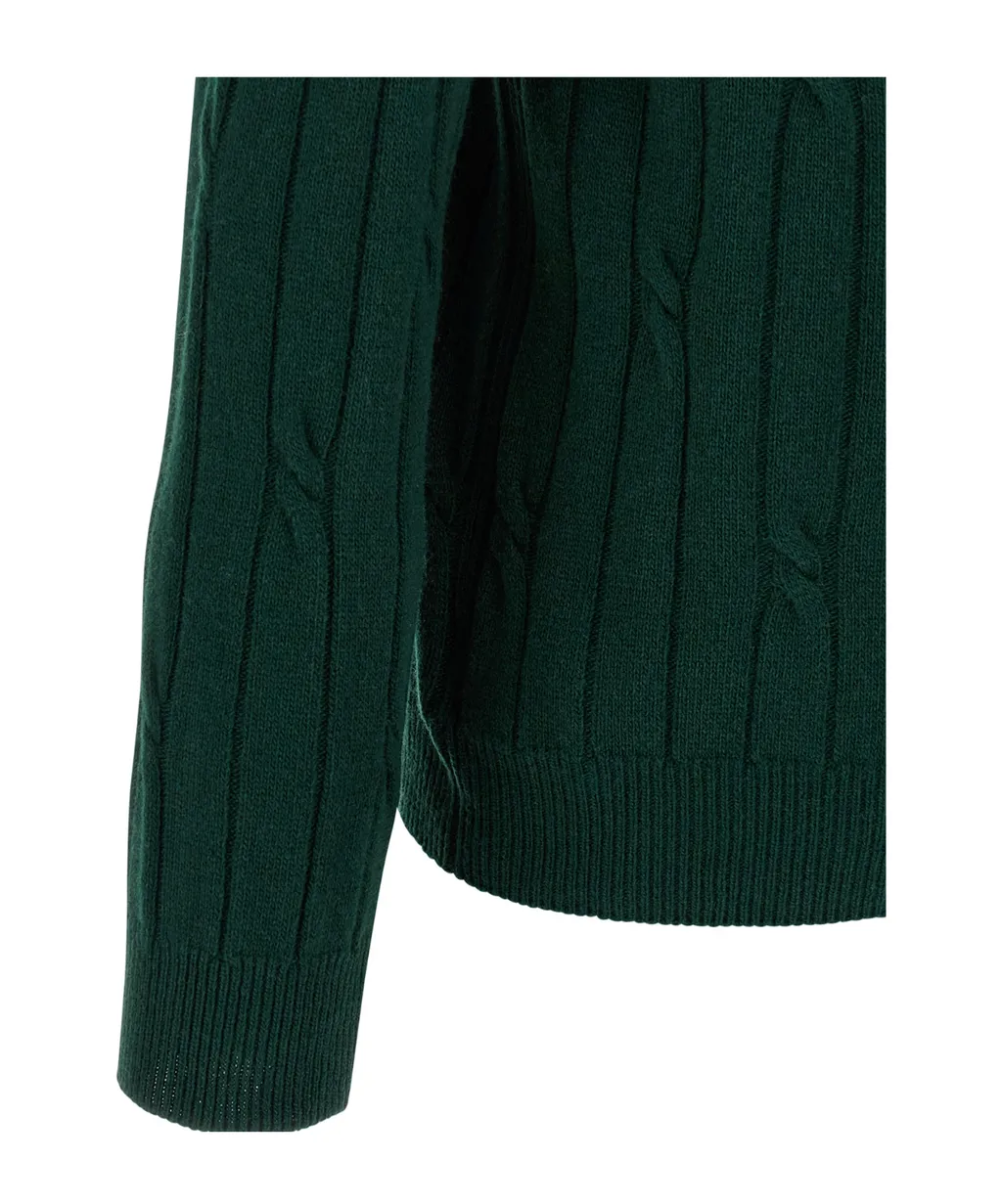 Zanone Braided Wool Polo Shirt