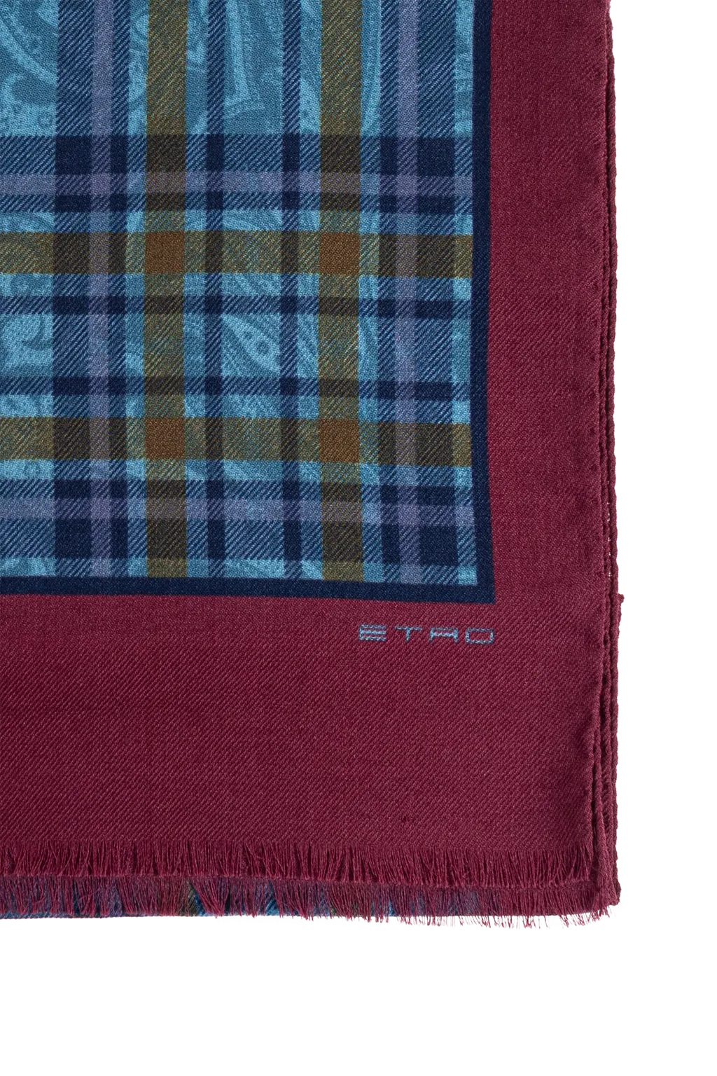 Wool And Silk Scarf With Print