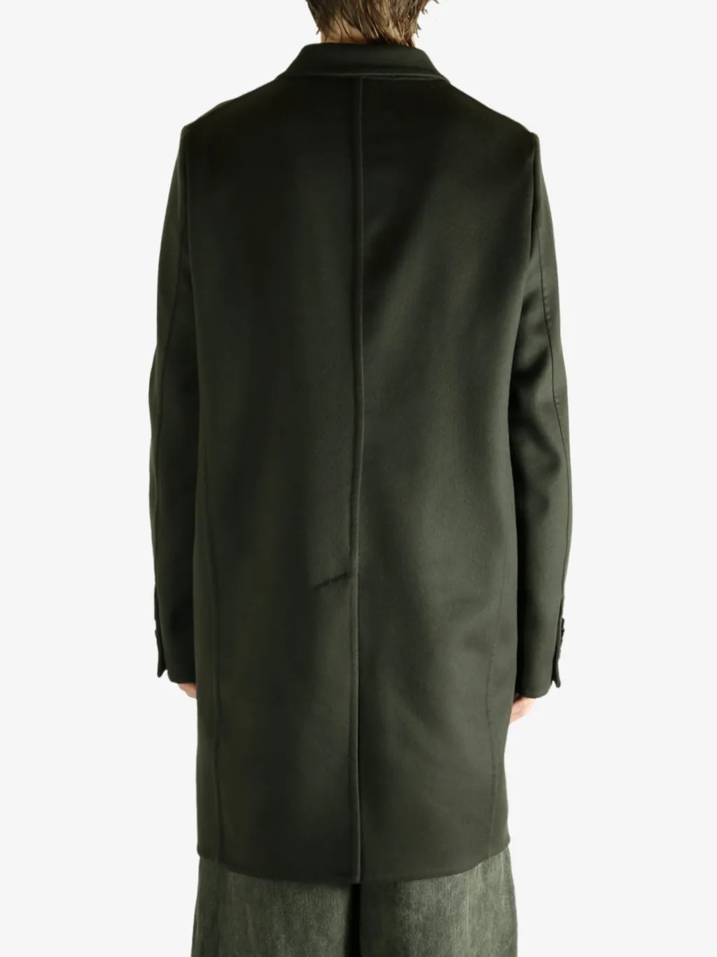 Coat In Wool And Cashmere