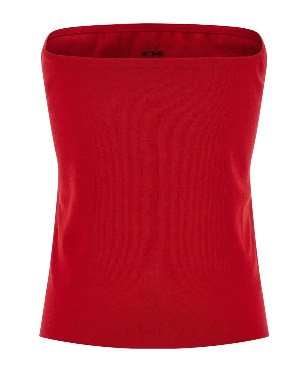 Cotton Knit Tube Top