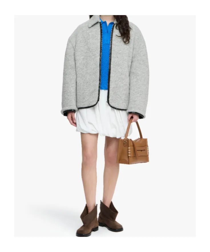 Cotton Collared Jacket