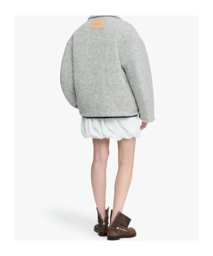 Cotton Collared Jacket