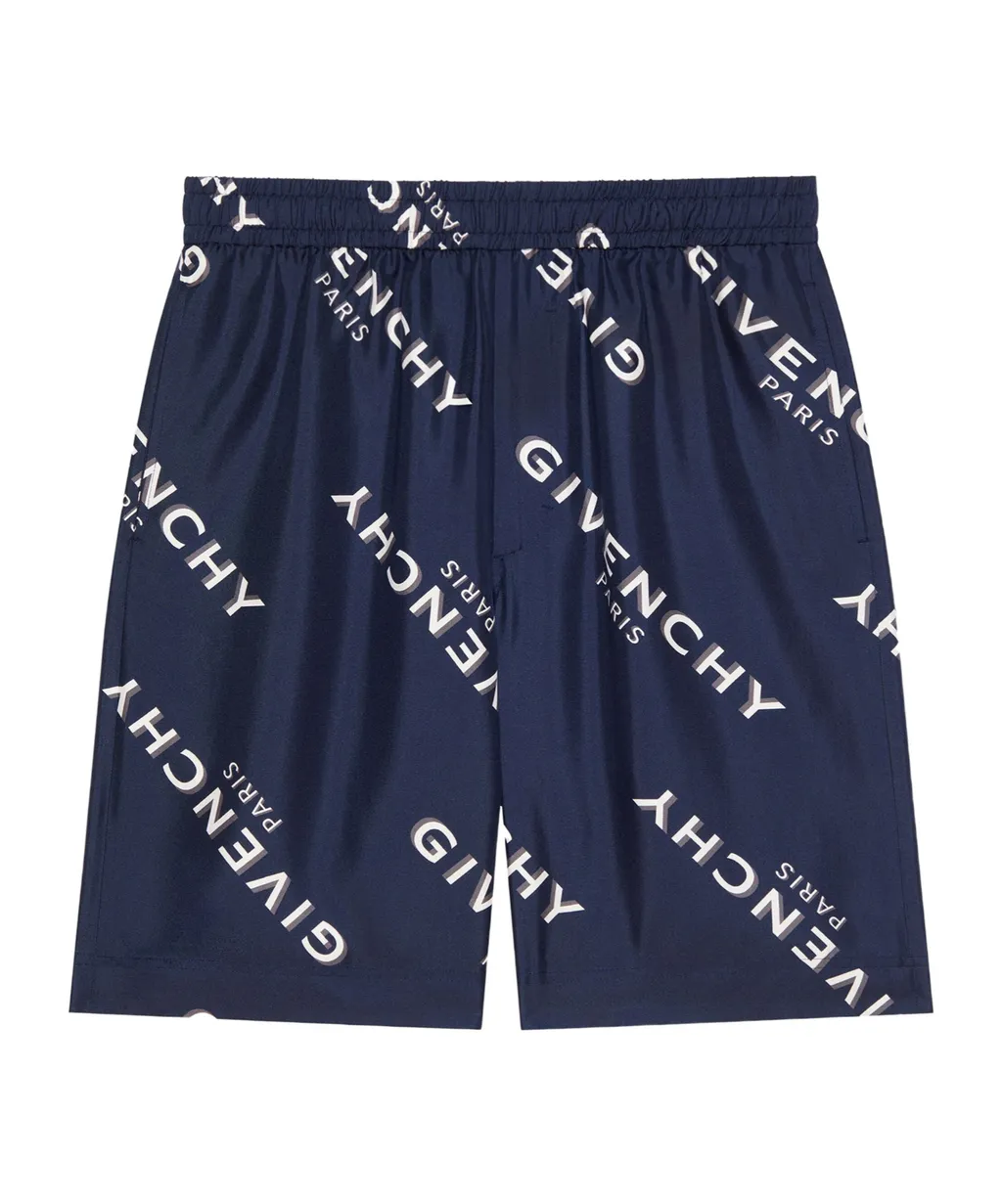 Givenchy Logo Shadow Printed Bermuda Shorts