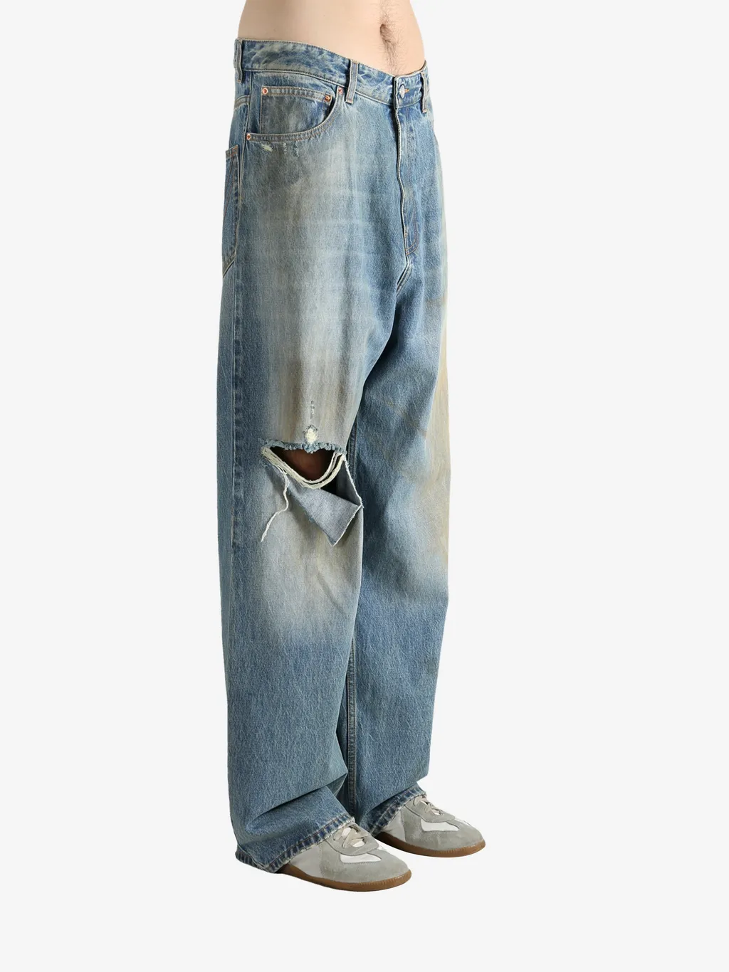 Distressed Detail Jeans