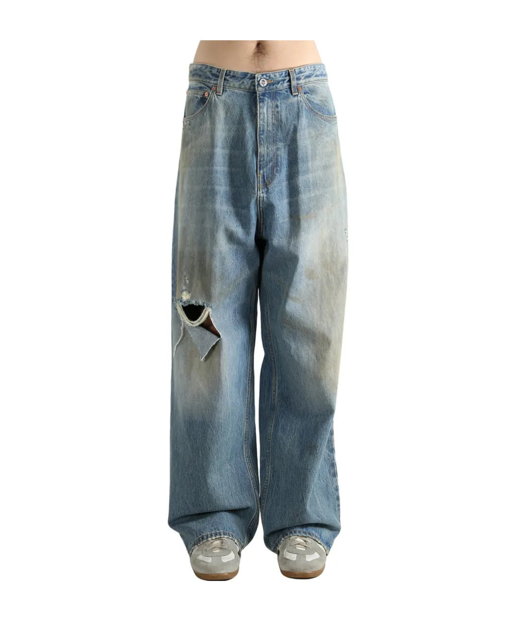 Distressed Detail Jeans