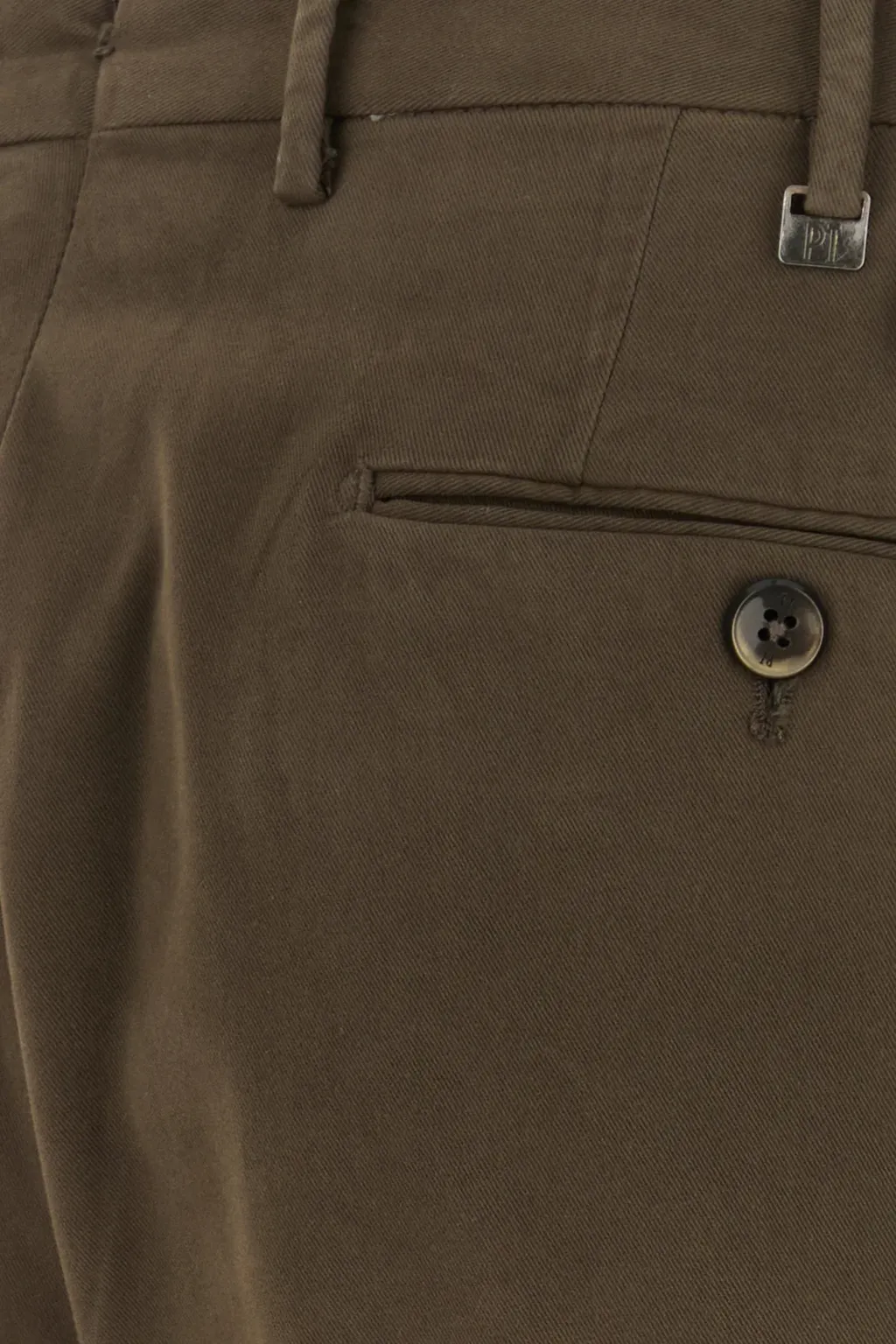 Pt Torino Slim Flat-Front Pants