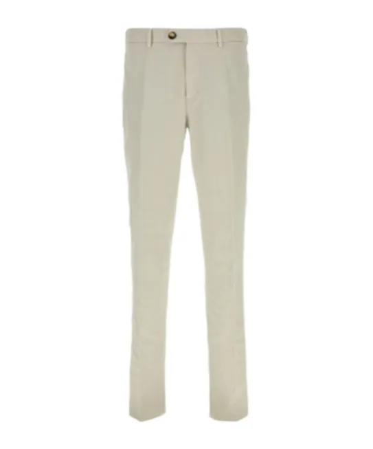 Brunello Cucinelli Garment-Dyed Comfort Gabardine Italian Fit Trousers