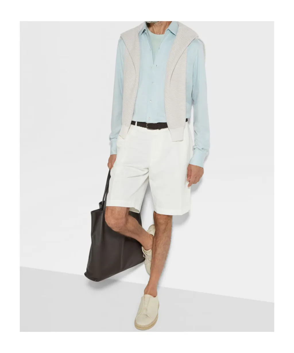 Zegna Long Sleeved Button-Up Shirt