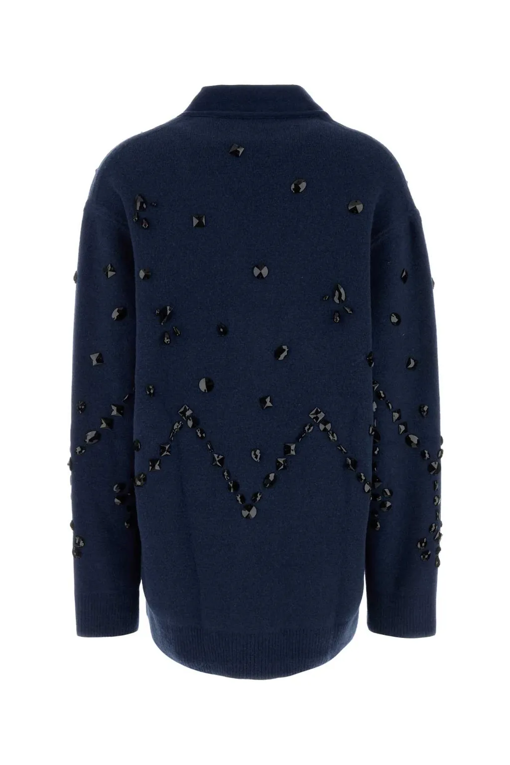 Alberta Ferretti Oversized Embellished Cardigan