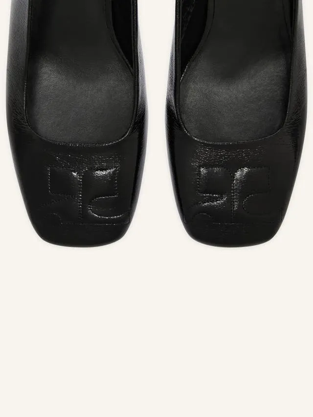 CourrÈGes Ac Vinyl Slingbacks