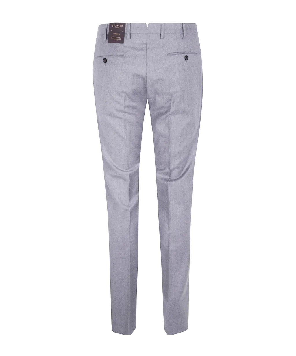 Incotex Belted Wool-Blend Pants