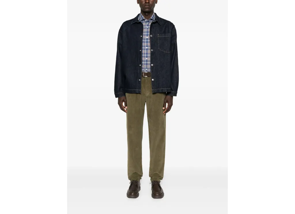 7 For All Mankind Snap-Closure Denim Shirt