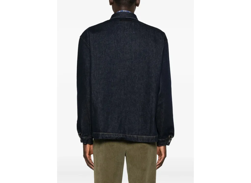 7 For All Mankind Snap-Closure Denim Shirt