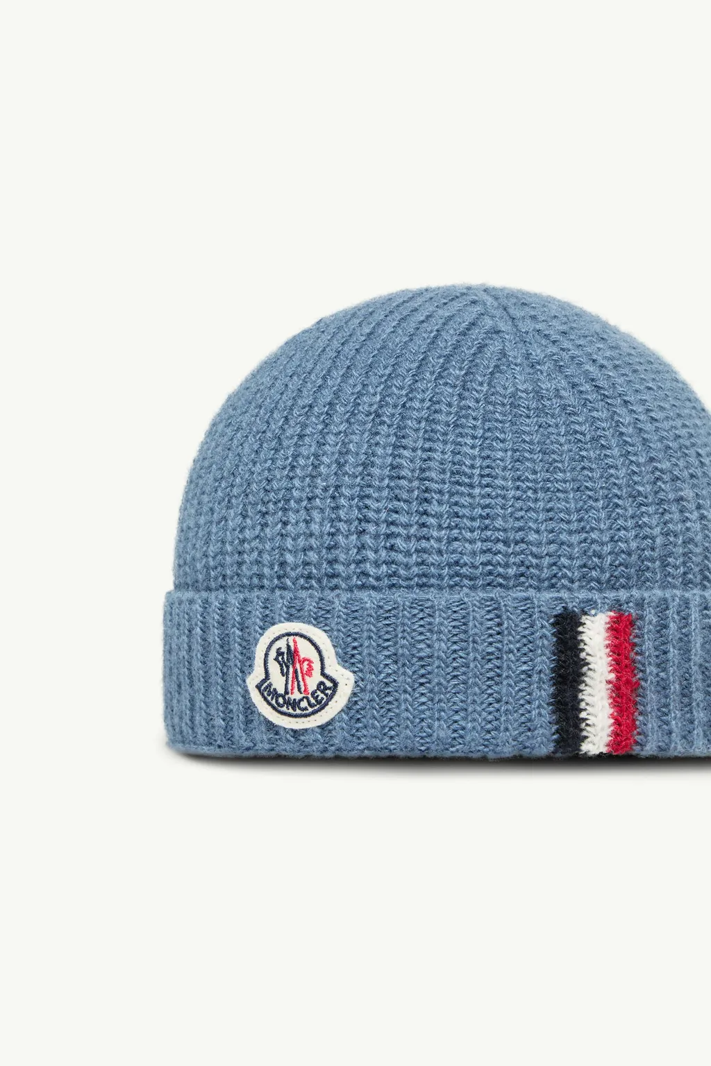 Moncler Enfant Tricolour Trimmed Beanie