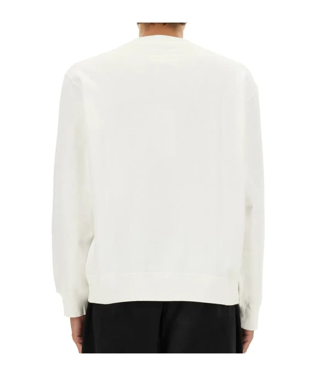 Mm6 Maison Margiela Logo Detailed Crewneck Sweatshirt