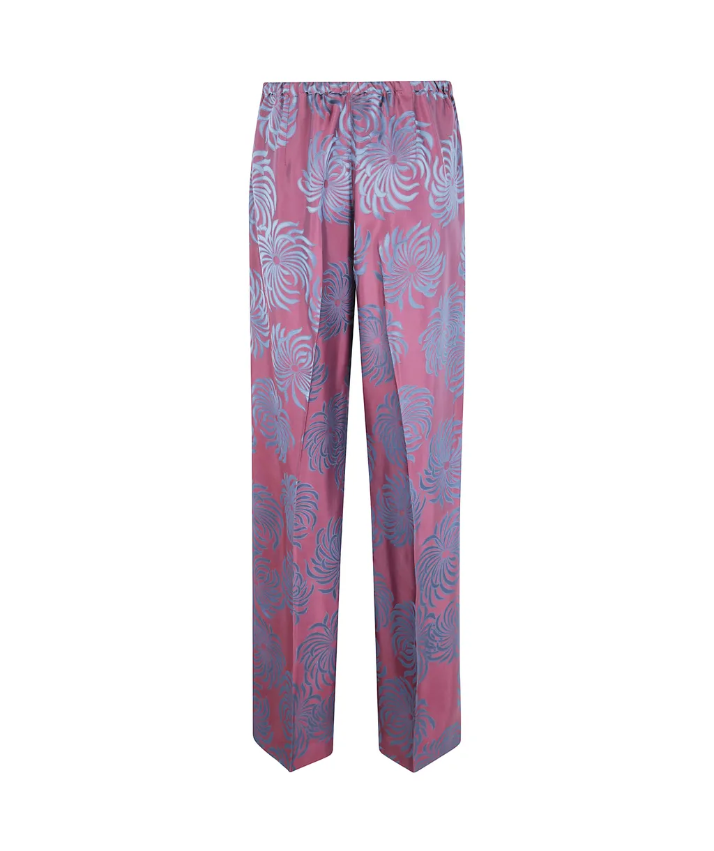 Elastic Waist Casual Pants