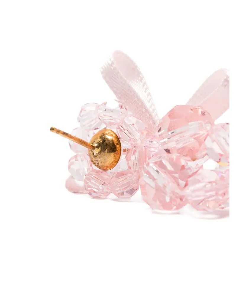 Crystal-Decorated Earrings
