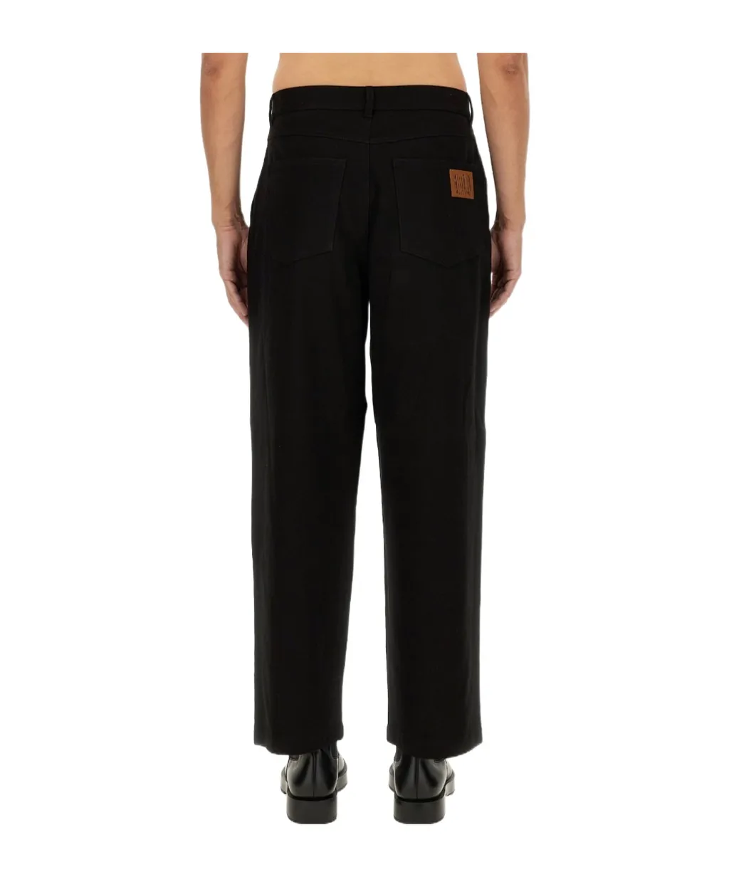 Casual Pants With Belt Loops