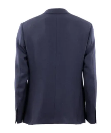 Notched Patterned Blazer