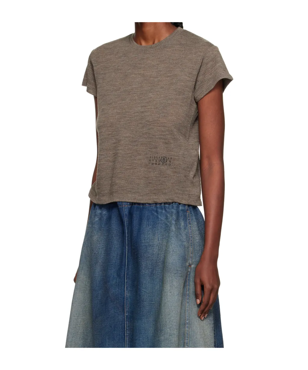 Sheer Wool Jersey T-Shirt