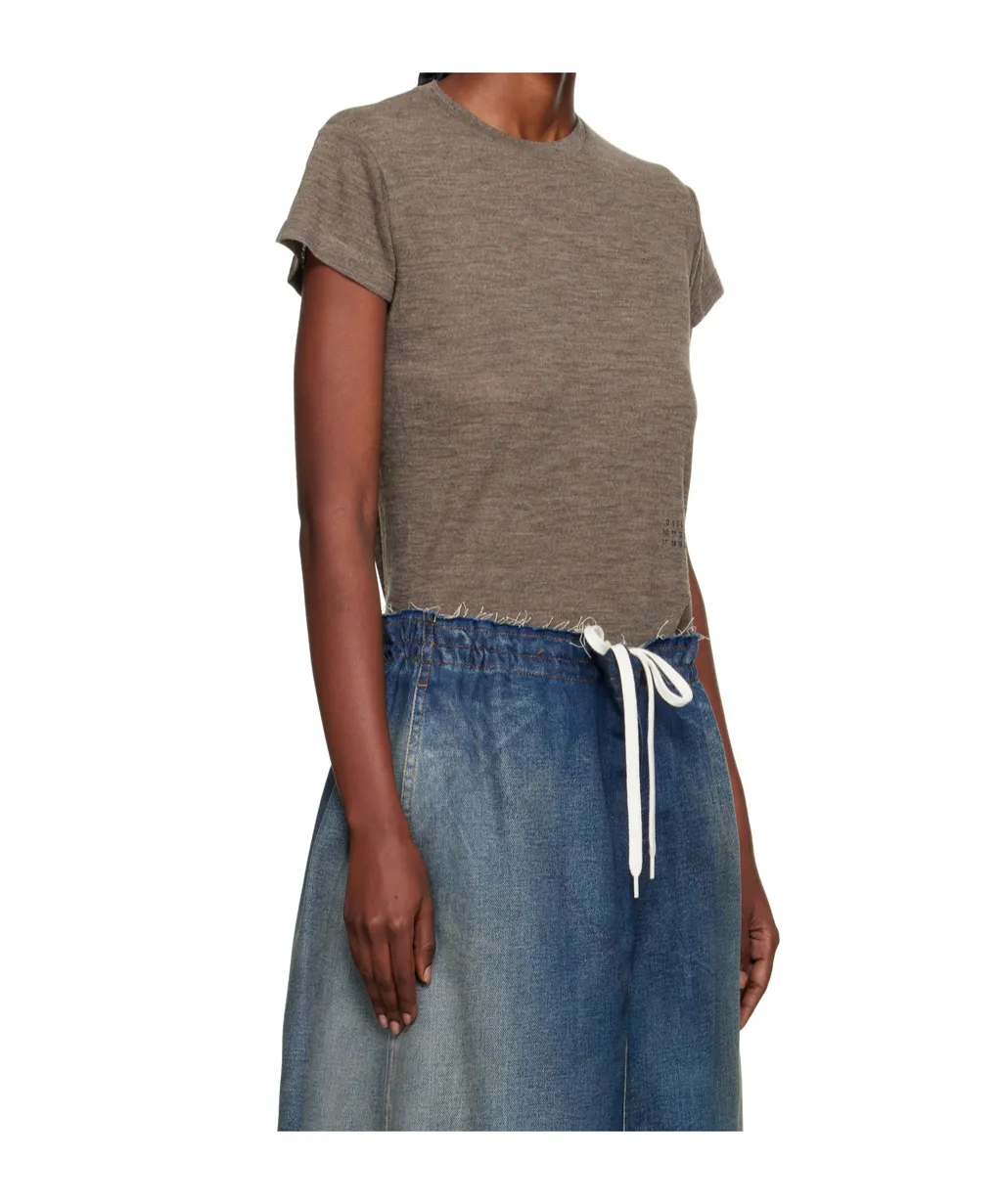 Sheer Wool Jersey T-Shirt