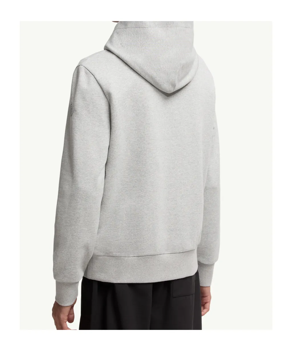 Embroidered Mountain Logo Cotton Hoodie