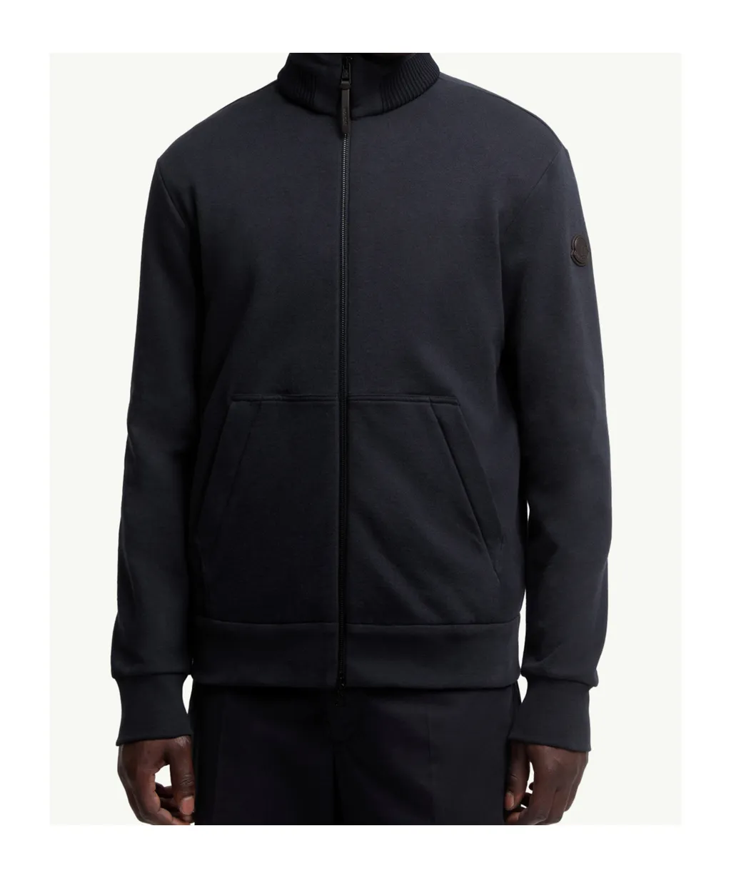 Cotton & Cashmere Zip-Up Sweatshirt