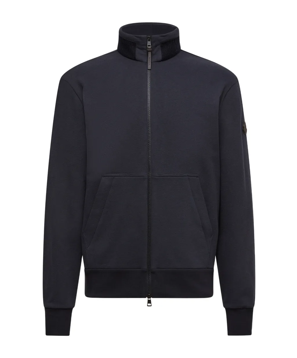 Cotton & Cashmere Zip-Up Sweatshirt