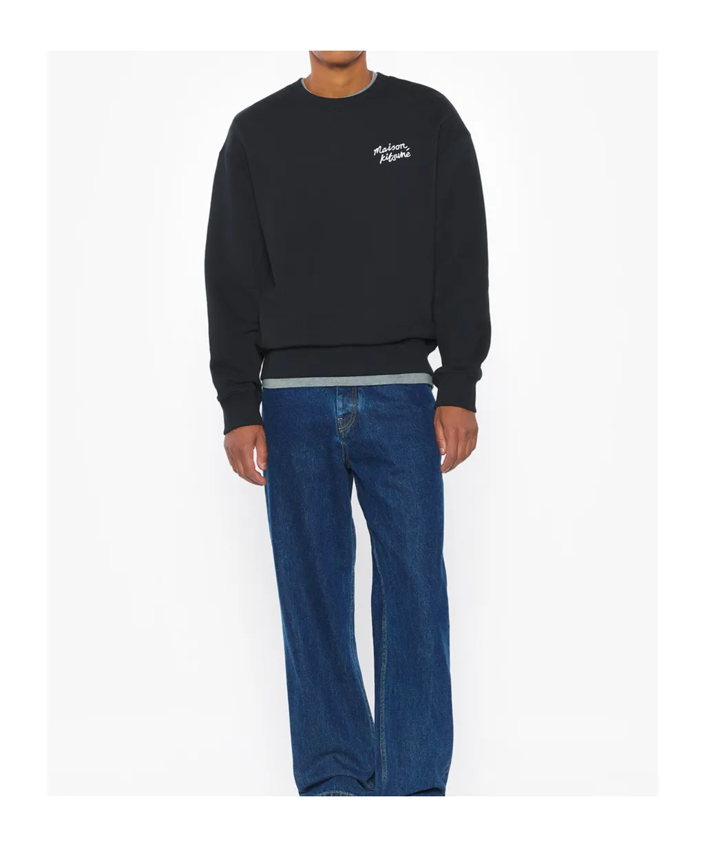 Maison Kitsun Handwriting Comfort Sweatshirt