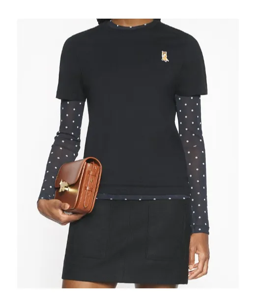 Maison Kitsun Lady Fox Regular T-Shirt