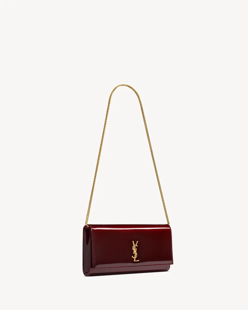 Saint Laurent Kate Foldover Top Clutch Bag