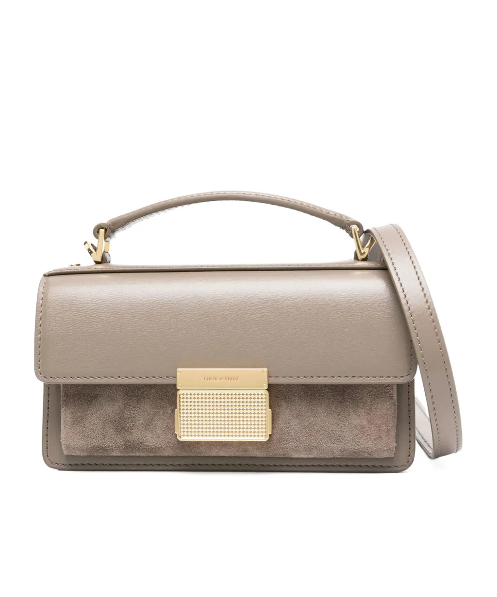 Small Venezia Suede-Panelled Tote Bag