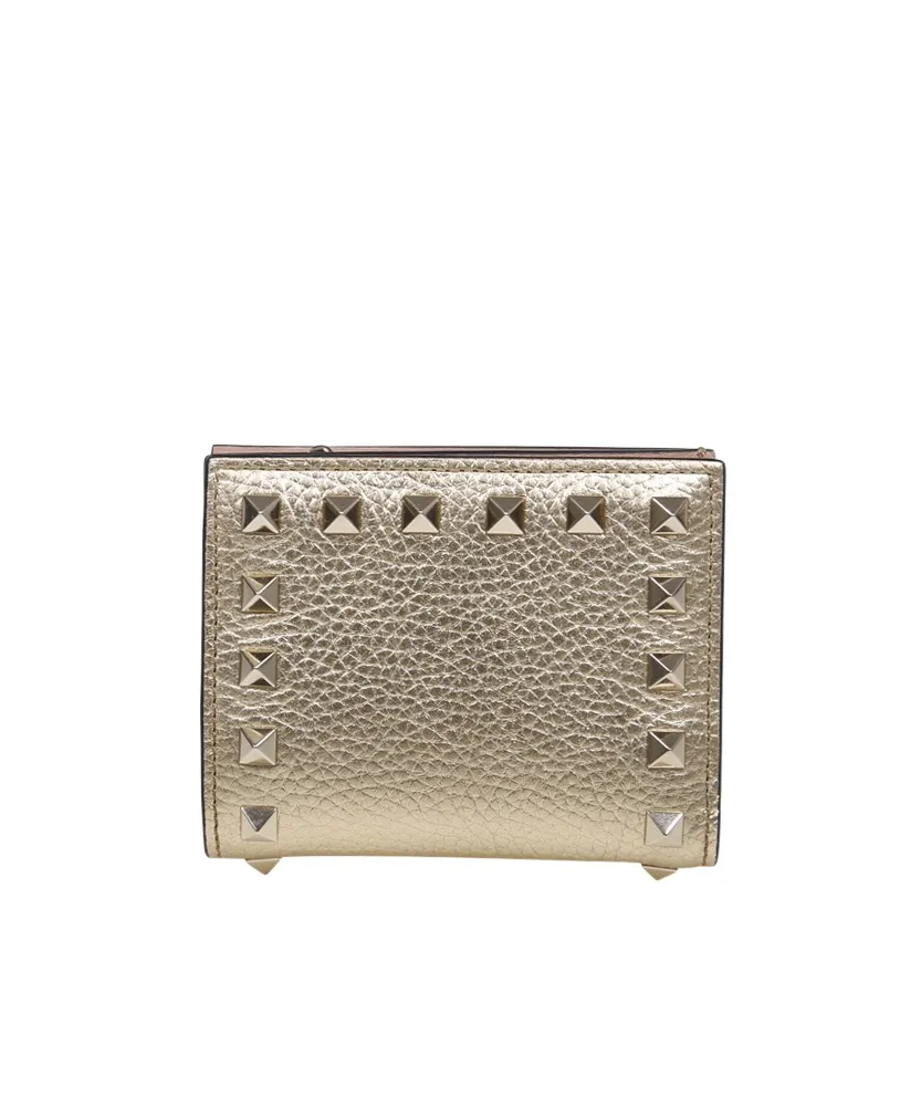 Valentino	Garavani Rockstud Zip-Up Wallet