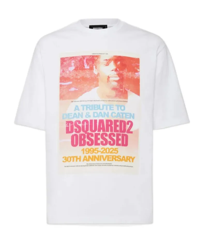 Dsquared2 Logo-Printed Crewneck T-Shirt