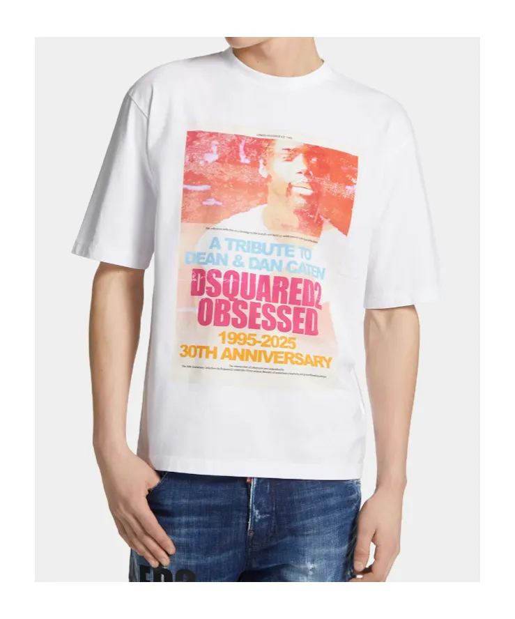Dsquared2 Logo-Printed Crewneck T-Shirt