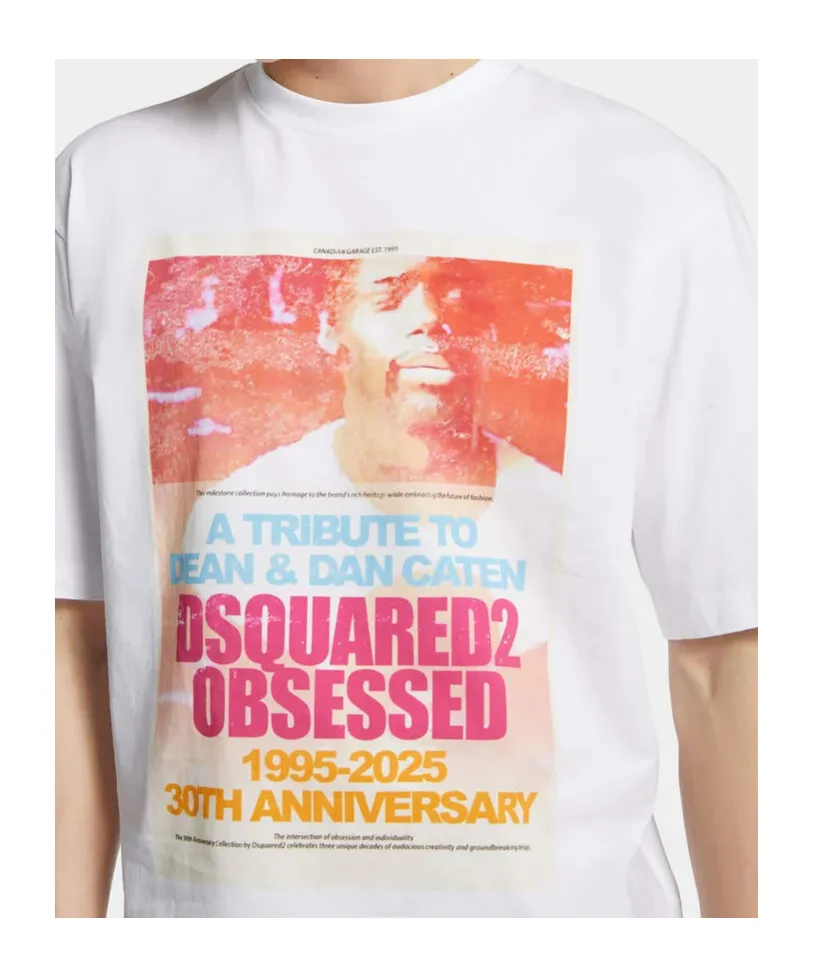 Dsquared2 Logo-Printed Crewneck T-Shirt