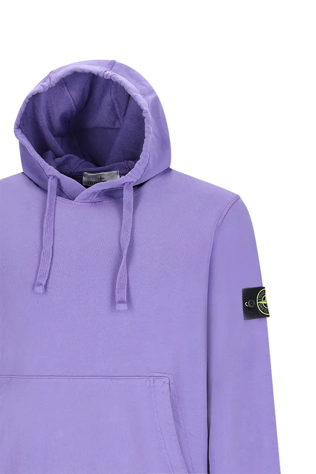 Stone Island Logo Patch Drawstring Hoodie