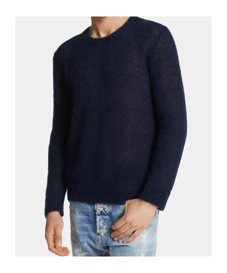 Dsquared2 Logo Plaque Knitted Jumper