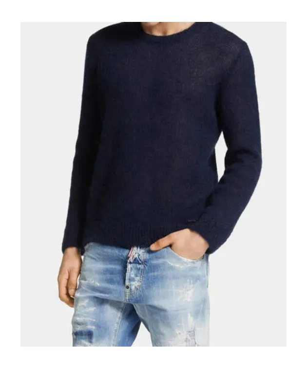 Dsquared2 Logo Plaque Knitted Jumper