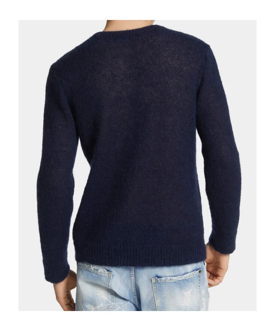 Dsquared2 Logo Plaque Knitted Jumper